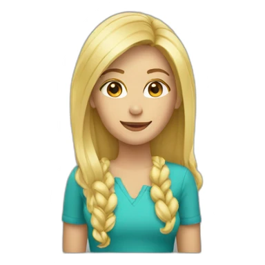 Personne blonde mdr sticker