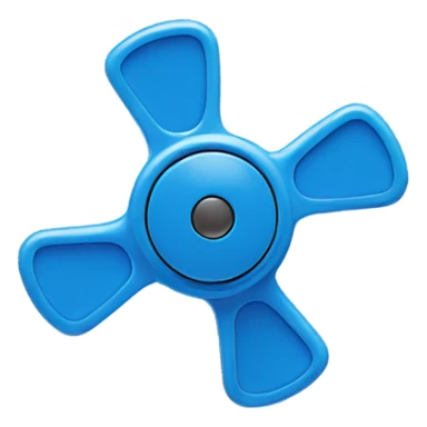 Blue fidget spinner  sticker