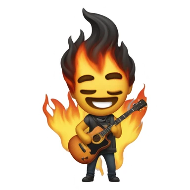 song with fire sticker