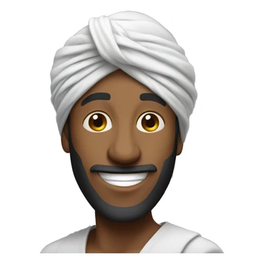 Guy in a turban dancing  sticker