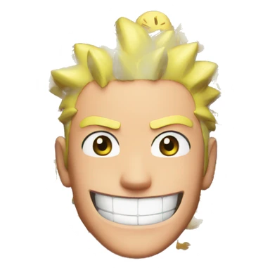 naruto smiling hard sticker