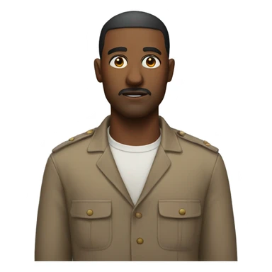 man with one thousand yard stare  sticker