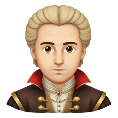Cinematic Realistic Marko Marulić Portrait Emoji, depicted as a celebrated Croatian writer with a reflective expression and period clothing, rendered with rich textures and warm literary lighting that captures his historical influence. sticker