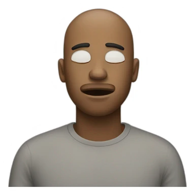 someone exhaling sticker