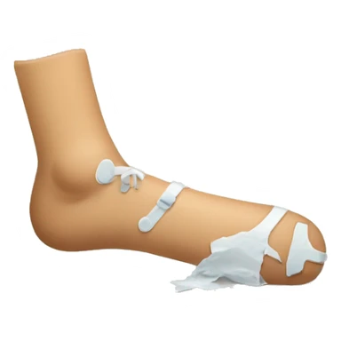broken leg sticker