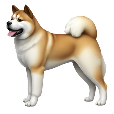 Akita Dog Breed Full Body sticker