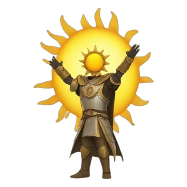praise the sun sticker