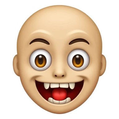 Funny+horror emoji sticker