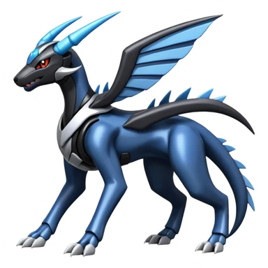Houndoom-Dialga-Genesect-Pokémon-Fakémon-hybrid-creature sticker