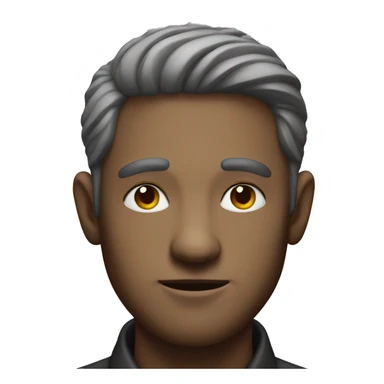 monochrome portrait of a man sticker