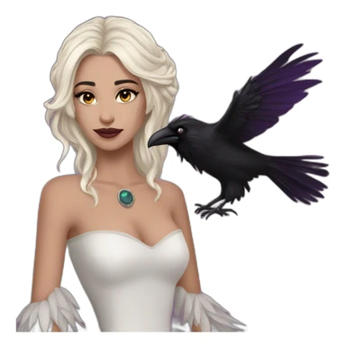 Raven Queen ever after higg sticker