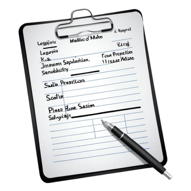 prescription for medicine sticker