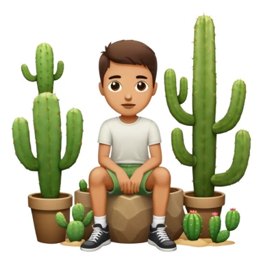 Sit on a cactus  sticker