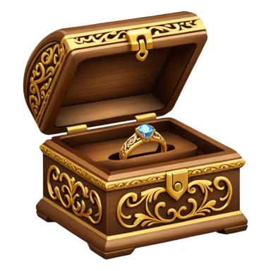 wedding ring box sticker