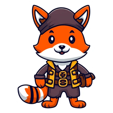 Foxy the Pirate from Five Nights at Freddy's sticker