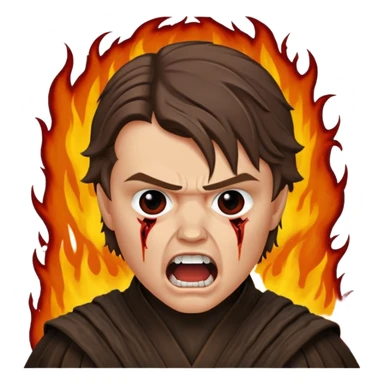 anakin skywalker nightmare scene rots sticker