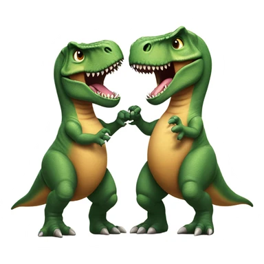 T-Rex’s trying to hold hands  sticker