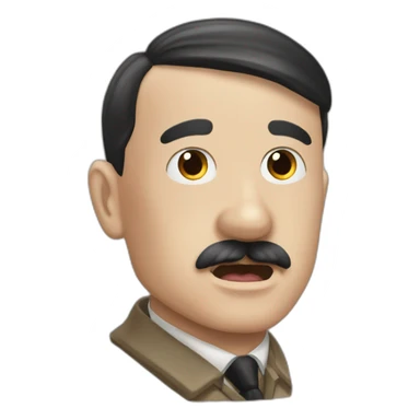 Hitler qui lève la main sticker