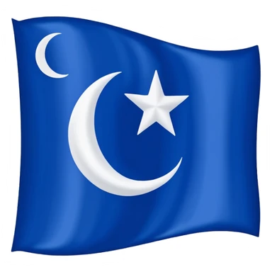 Gokturk flag emoji copy sticker
