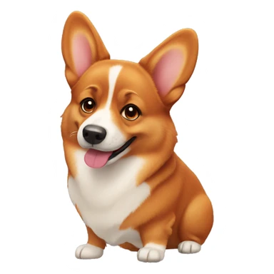 red corgi sticker
