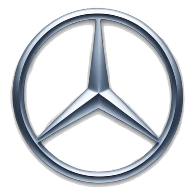 Mercedes benz logo sticker