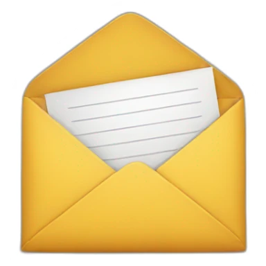 Surprise letter  sticker