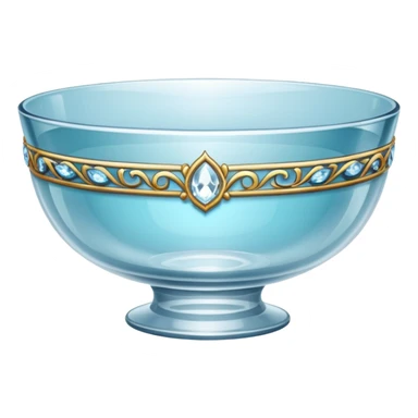 fancy glass bowl sticker