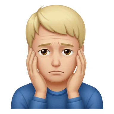 Sad Facepalm sticker