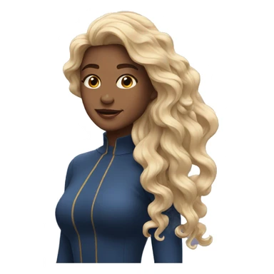 Waves. en cabello sticker