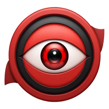 Only the Itachi Uchiha Mangekyo sharingan eye  sticker