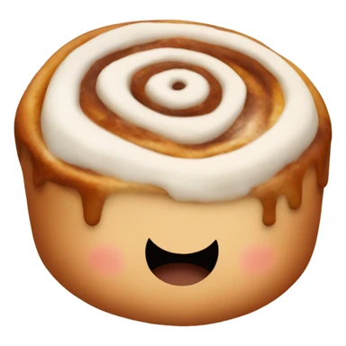 A cute cinnamon roll sticker