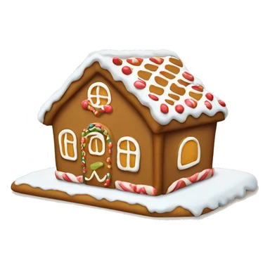 Gingerbread house Making at cafetería sticker