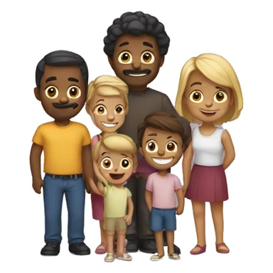 Famille sticker