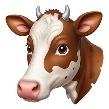 milking cow sticker