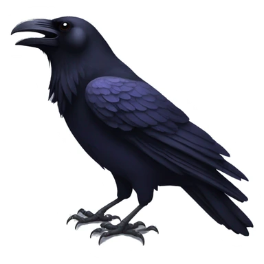 Raven Cawing  sticker