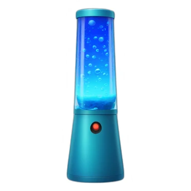 blue lava lamp sticker