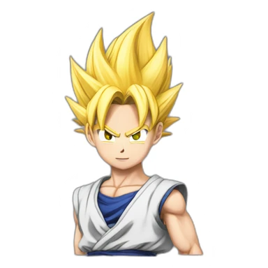 Teen gohan super sayain 2 sticker