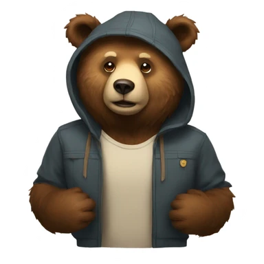 bear realist sticker