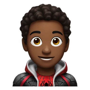 Spiderman miles morales  sticker