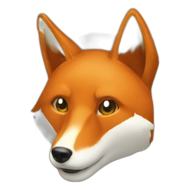 Think out of the box fox sticker