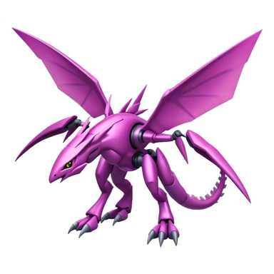  Cool Edgy Shiny Ethereal Legendary Digimon-Genesect-Palkia-hybrid full body sticker