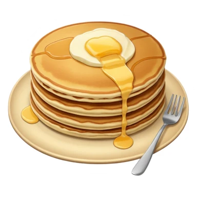 breakfast pancake (no dripping) sticker