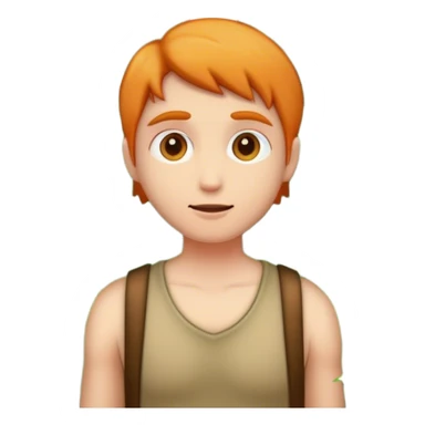 someone in the forest sticker