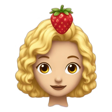 charlotte aux fraises sticker