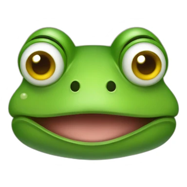 a frog with a mustach sticker