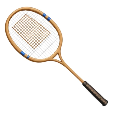 Make a badminton racket emoji  sticker