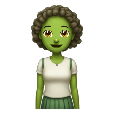 pickle girl sticker