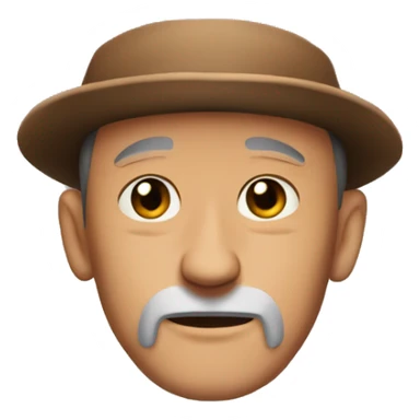 side profile of tony tony chopper with a recessed chin and long nose sticker