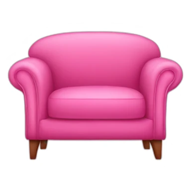 pink chair sticker