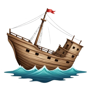 sinking ship sticker